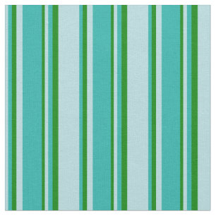 Powder Blue, Light Sea Green & Green Coloured Fabric