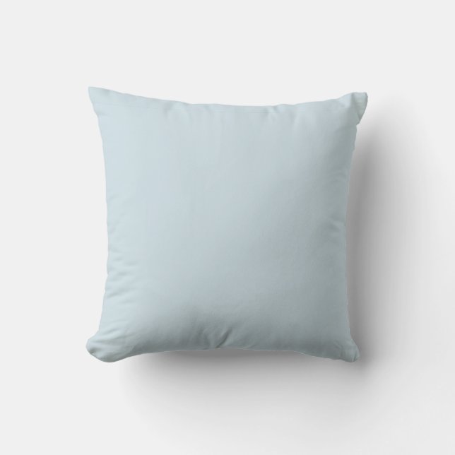 Powder blue pillow solid colour (Front)