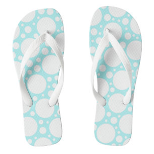 Powder Blue Polka Dot Thongs