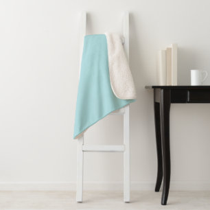 Powder Blue Sherpa Blanket