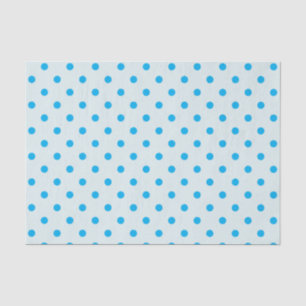 Powder Blue & Sky Blue Polka Dots Tissue Paper