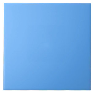 Powder Blue, Soft Azure   #61B0FF Ceramic Tile