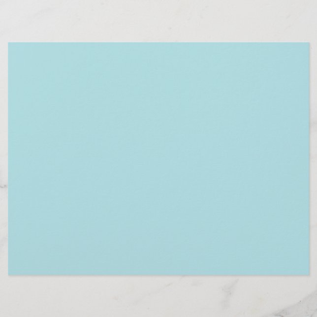 Powder Blue Solid Colour Design (B0E0E6) Template Flyer (Front)