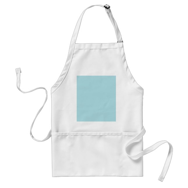 Powder Blue Solid Colour Design (B0E0E6) Template Standard Apron (Front)