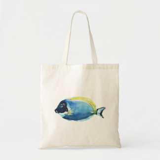 Powder Blue Tang Fish Card Tote Bag