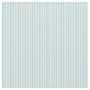 Powder Blue & White Coloured Lines Pattern Fabric