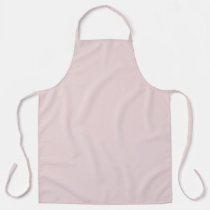 Powder Blush Pink Solid Colour Apron