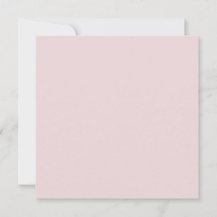 Powder Blush Pink Solid Colour Card