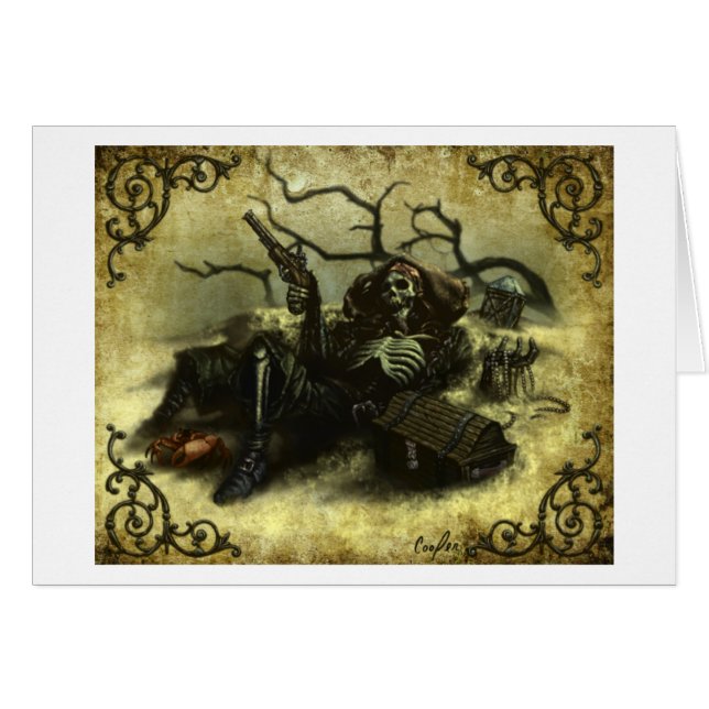 "Powder & Bones" (Blank Inner) (Front Horizontal)