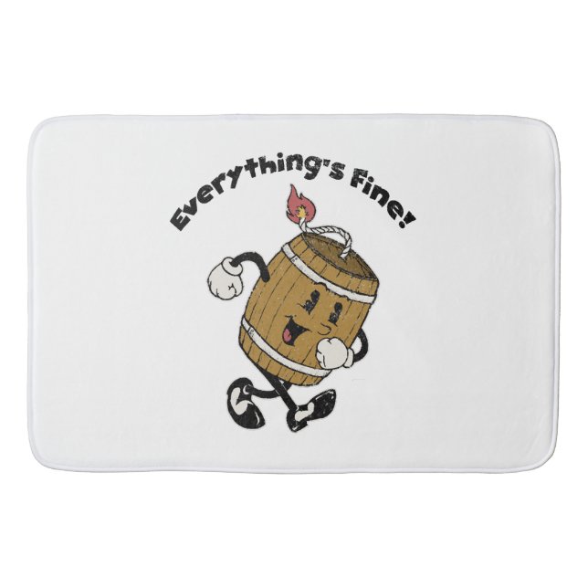 Powder Keg Bath Mat (Front)