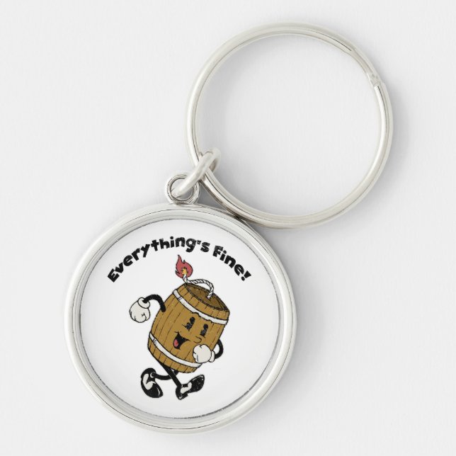 Powder Keg Key Ring (Front)