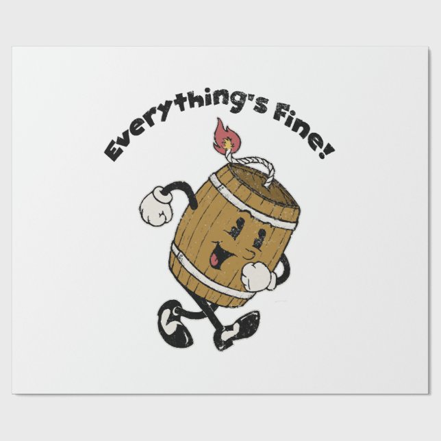 Powder Keg Wrapping Paper (Flat)