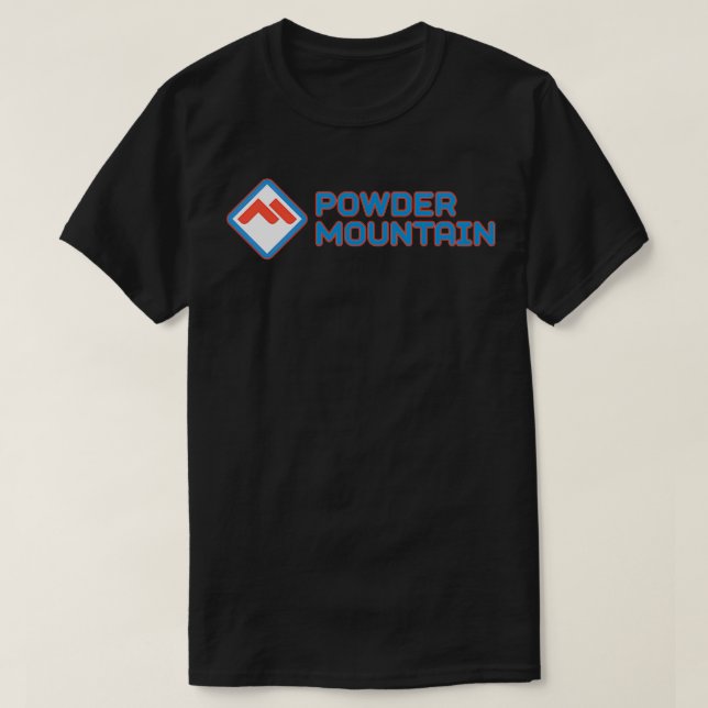 Powder Mountain Ski Resort Fan T-Shirt (Design Front)