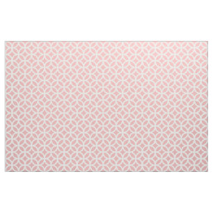 Powder Pink Geometric Pattern Fabric