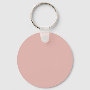 Powder Rose E6B6B0 Colour - Option to Add Name Key Ring