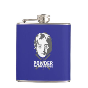Powder To The People Hip Flask