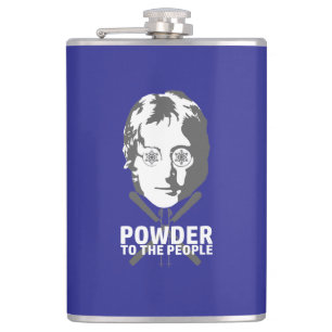 Powder To The People Hip Flask