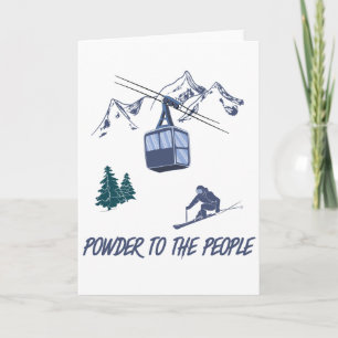 Powder to The People Ski Resort Card
