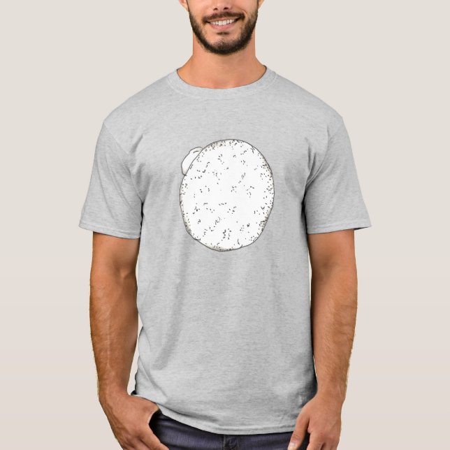Powdered Cream-Filled Doughnut Doughnut Shirt (Front)