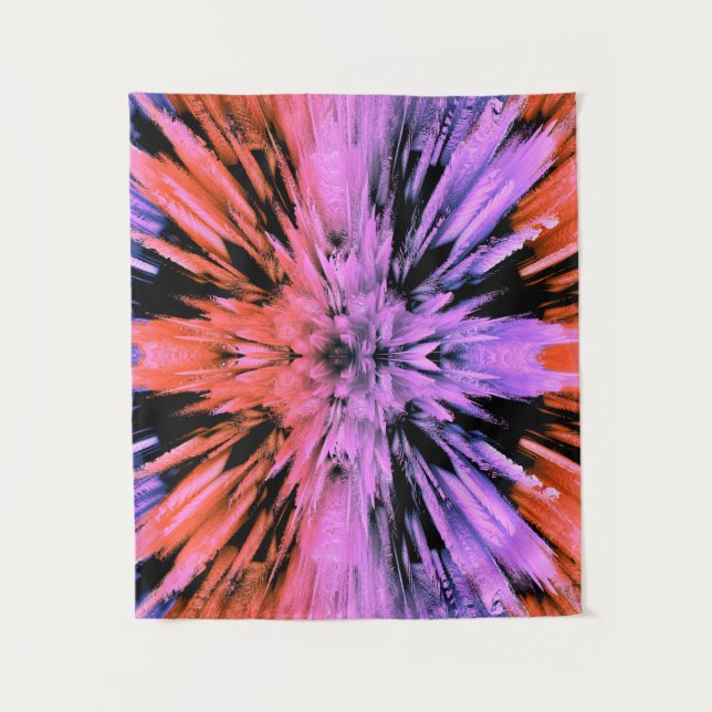 Powdered Pink Explosion Tapestry (Front)