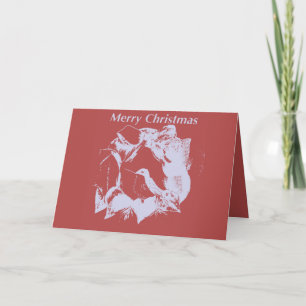 Powdered sugar Christmas Holiday Card