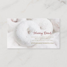 Powdered Sugar Doughnut Wedding