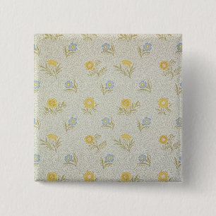 Powdered wallpaper design, 1874 15 cm square badge