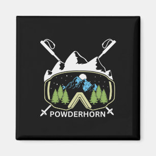 Powderhorn Mountain Resort Colorado Skiing Ski Sou Magnet