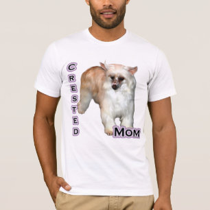 Powderpuff Crested Mom 4 T-Shirt