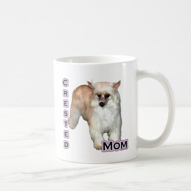 Powderpuff Crested Mum 4 Coffee Mug (Right)