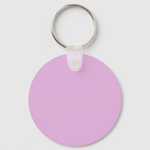 Powdery Violet E6B0DF Colour - Option to Add Name Key Ring