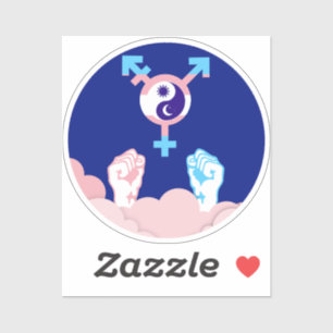 Power and Balance Sun and Moon Transgender Symbol