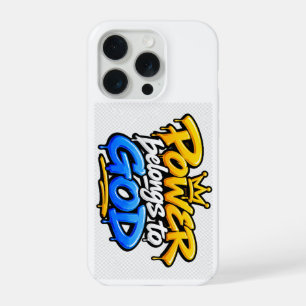 Power belongs to God iPhone 15 Pro Case