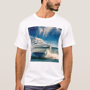 Power Boat Coming Into Chichester Harbour T-Shirt