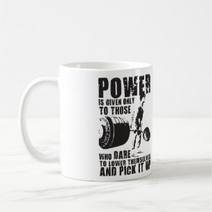 POWER - Bodybuilding Motivational Coffee Mug