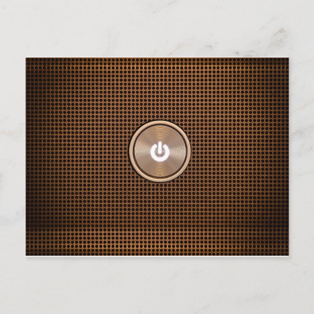 Power button postcard (Front)