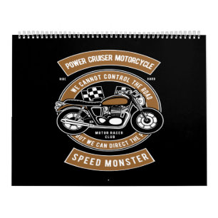 power cruiser motorcycle speed monster calendar