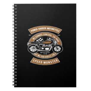 power cruiser motorcycle speed monster notebook