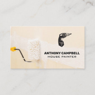 Power Drill   Paint Roller Business Card