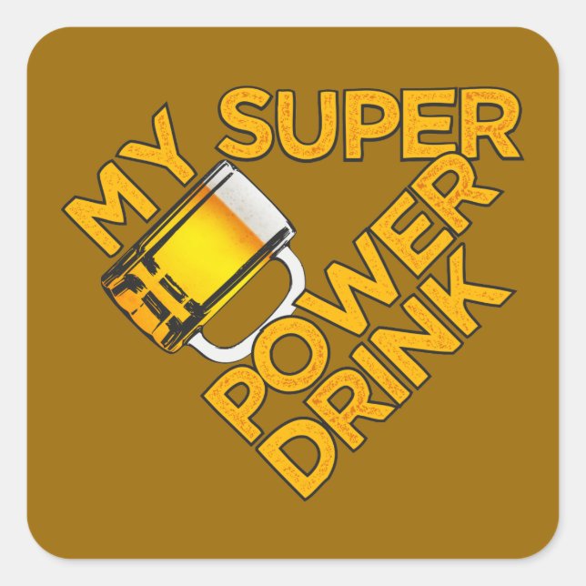 Power Drink stickers (Front)