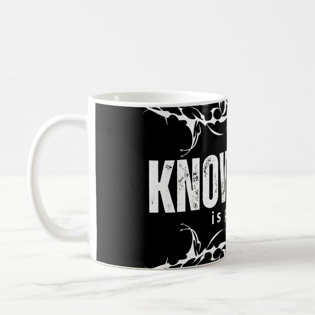 power drinking coffee mug (Left)