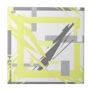 Power Energy Abstract Art Ceramic Tile