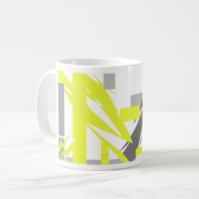 Power Energy Abstract Art Coffee Mug (Front Left)