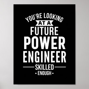 Power engineer gift poster