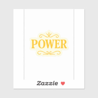 Power – FaithFuel Gold Luxe Sticker for Spiritual