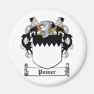 Power Family Crest Magnet