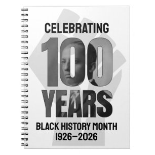 Power Fist BLACK HISTORY MONTH CENTENNIAL Notebook
