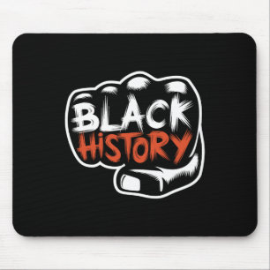 Power Fist Hand Inspiring Black Leaders Black Hist Mouse Pad
