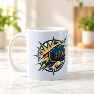 Power Fist Lightning Emblem Hero Mug