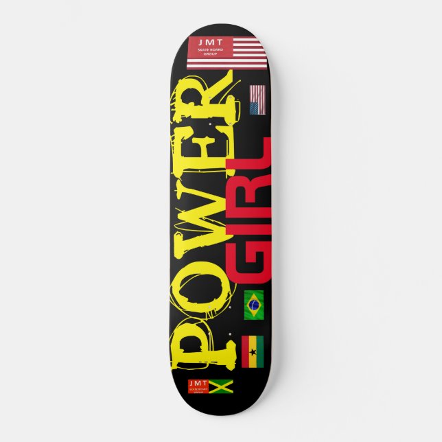 POWER GIRL Skateboard (Front)